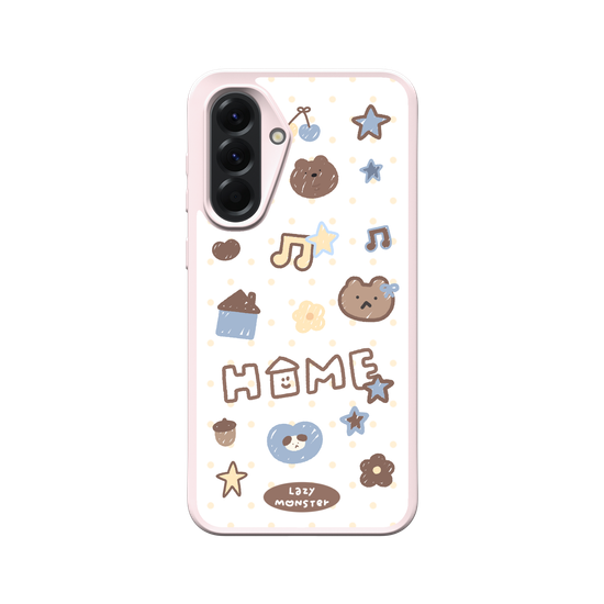 Lazy Monster Dot Sticker Phone Case 03.
