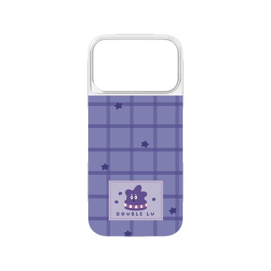 little purple monster dessert fabric labels