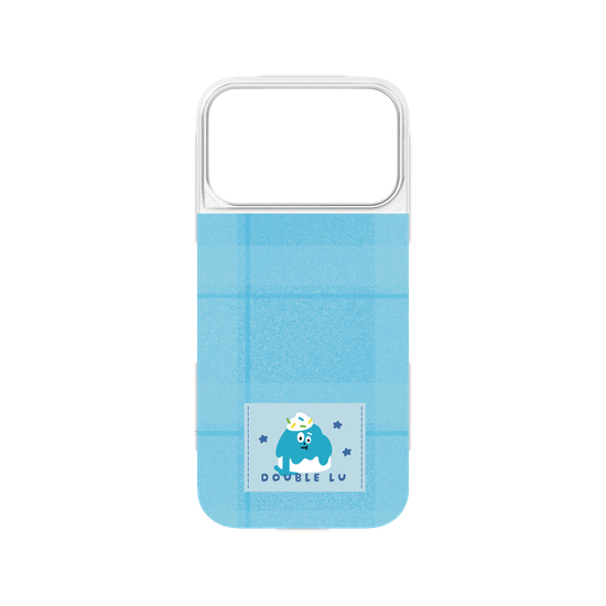 little blue monster dessert fabric labels