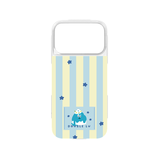 little blue monster dessert fabric labels