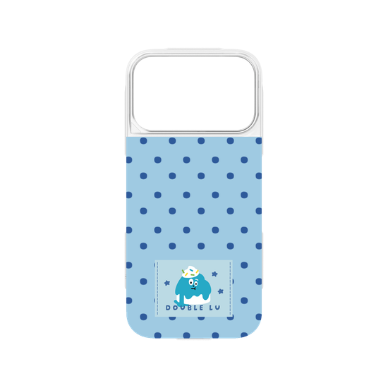 little blue monster dessert fabric labels
