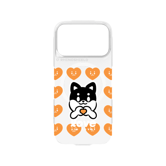 dou dou loves - orange heart