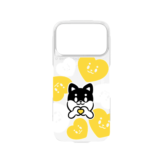 dou dou loves - yellow heart