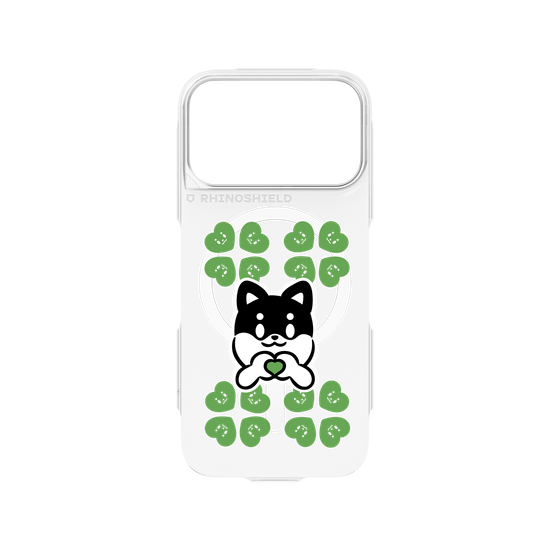 dou dou loves - green heart