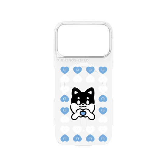 dou dou loves - blue heart