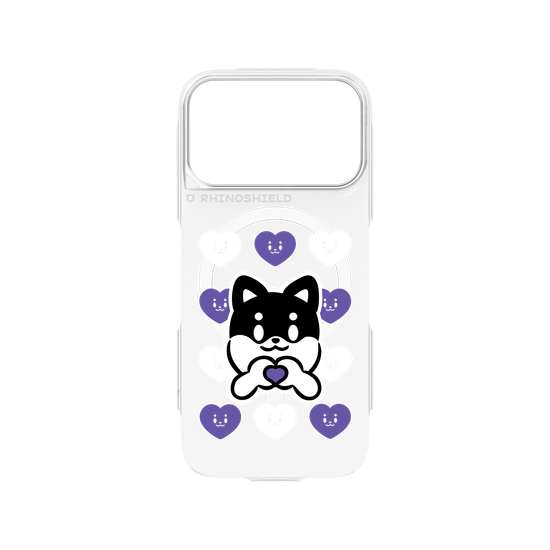 dou dou loves - purple heart