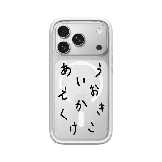 HIRAGANA AIUEO KAKIKUKEKO (BLACK)