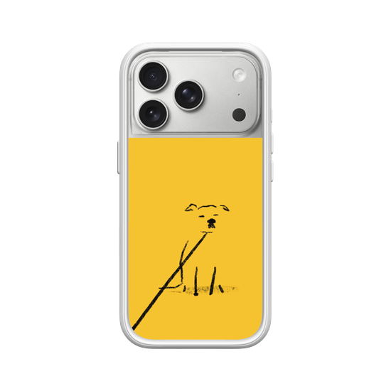 A stubborn dog on a walk