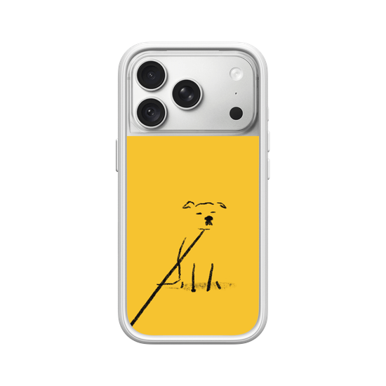 A stubborn dog on a walk