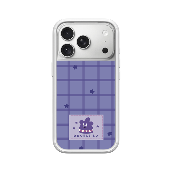 little purple monster dessert fabric labels