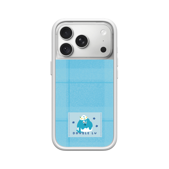 little blue monster dessert fabric labels