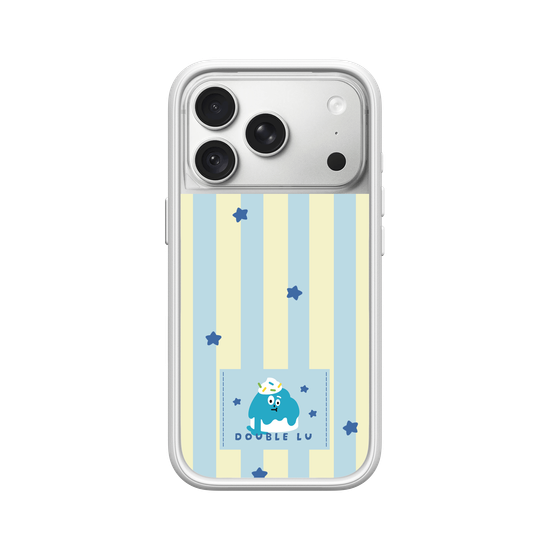 little blue monster dessert fabric labels