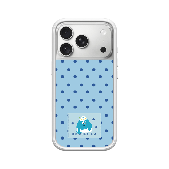 little blue monster dessert fabric labels