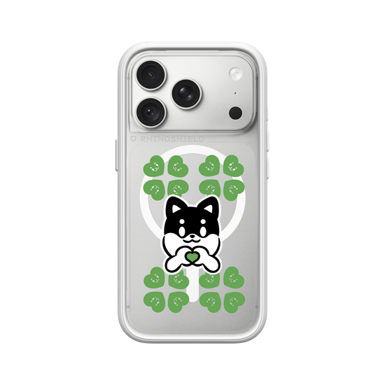 dou dou loves - green heart