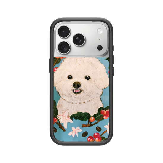 Bichon and Coffee bean