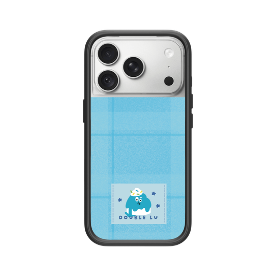little blue monster dessert fabric labels