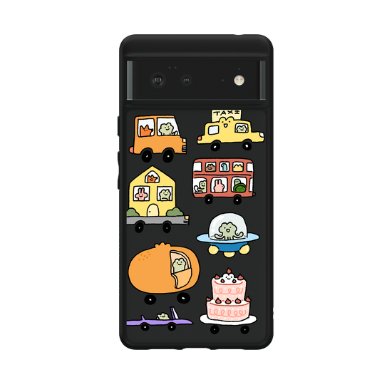 Rachel Liao Illustration | Froggy big Cars | SolidSuit - Pixel 6