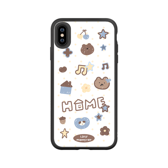 Lazy Monster Dot Sticker Phone Case 03.