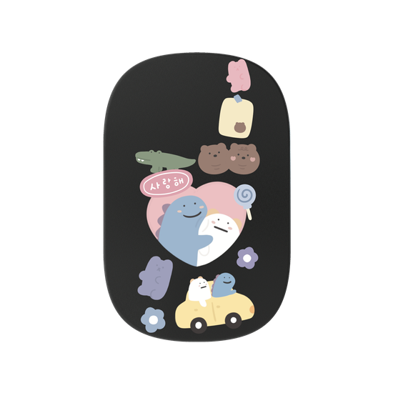 Lazy Monster buddy stickers. 