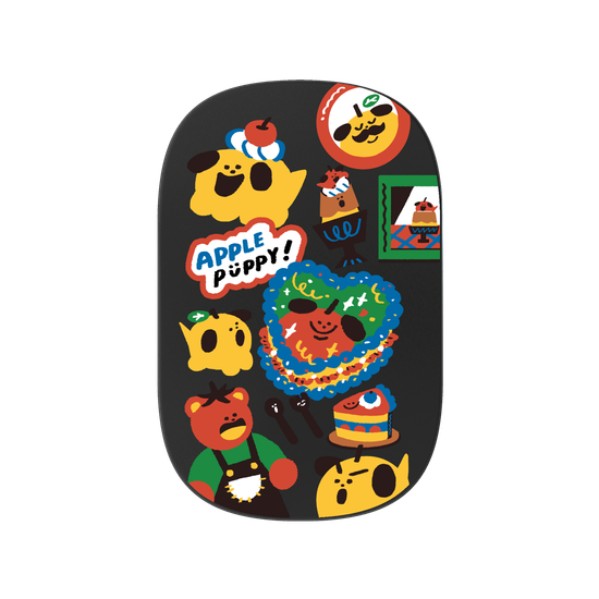  Apple Puppy Sticker Set B 