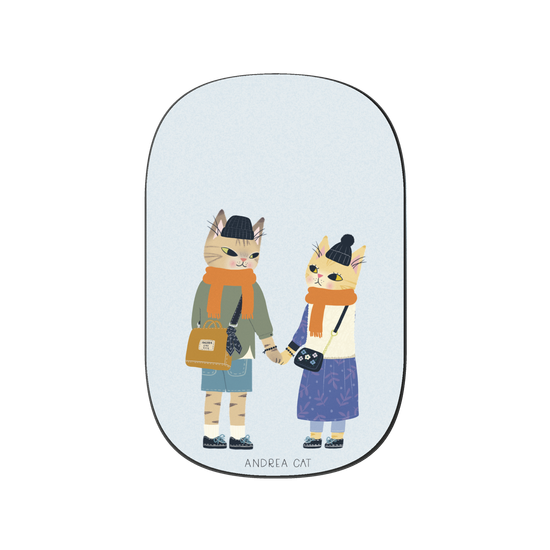 Cat couple outfits.