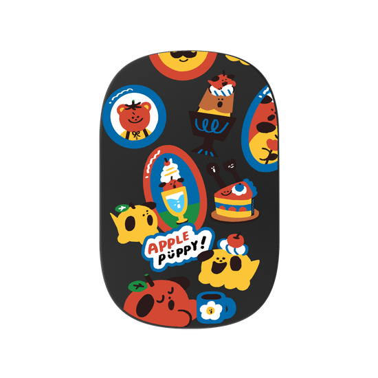 Apple Puppy Sticker Set A 