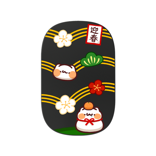 Cat Mochi Collage (Red ) 
